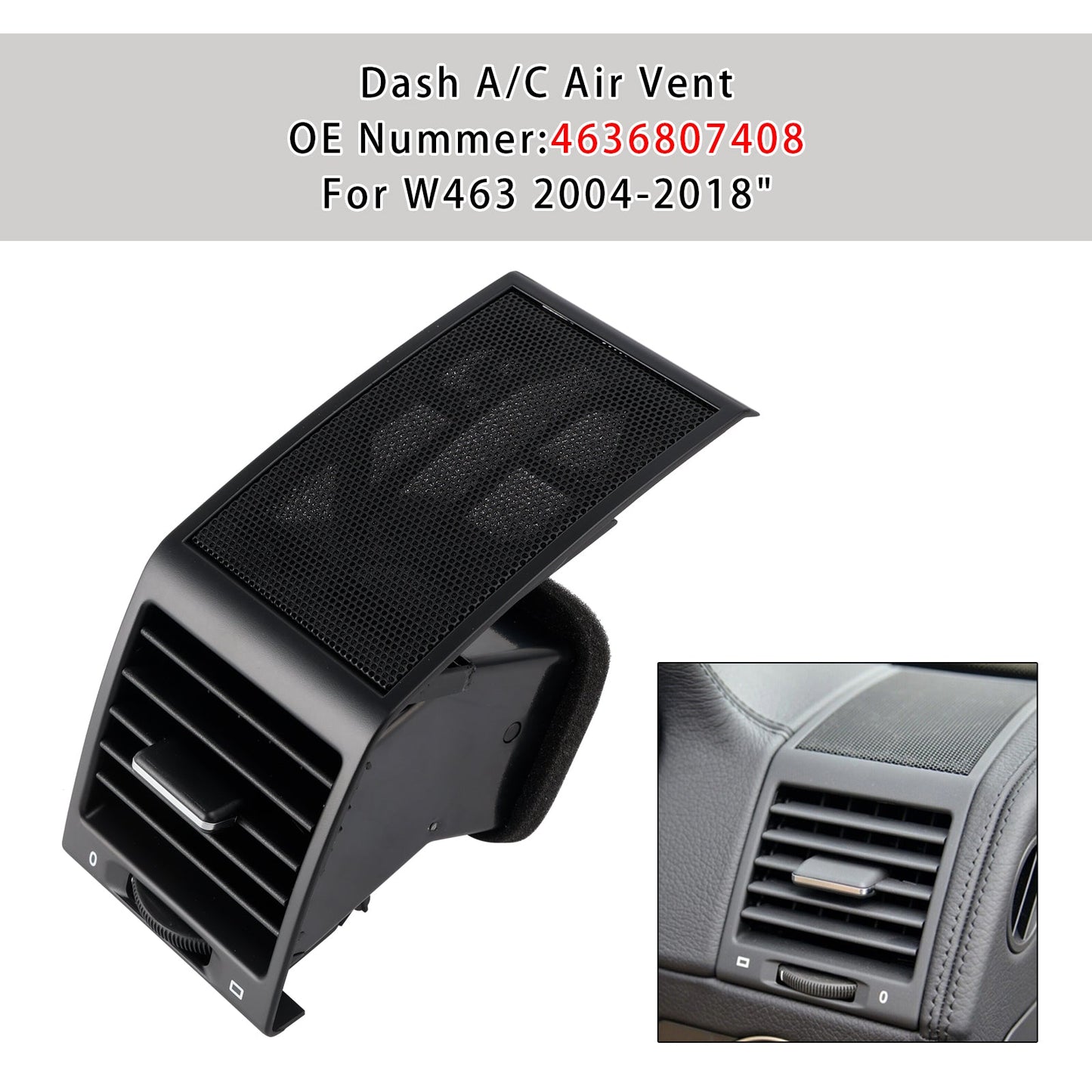 Mercedes Benz G55 G500 G550 2004-2018 Left/Right Dash A/C Air Vent 4636807408