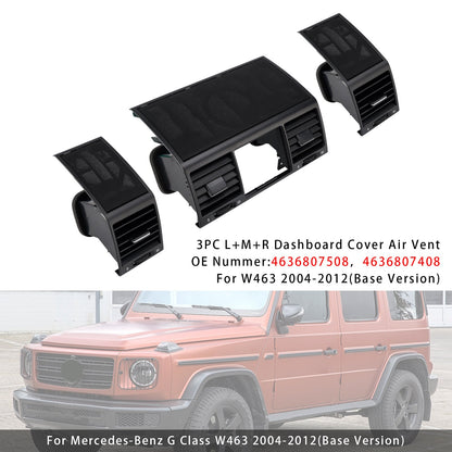 3PCS A/C Air Vent Grille Cover 4636807508 For Benz W463 G500 G55 AMG 2004-2012