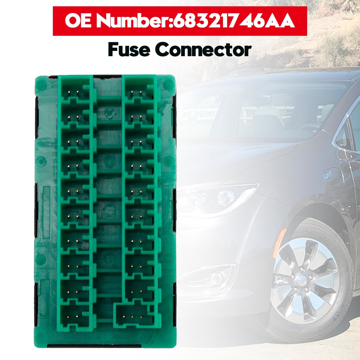 68321746AA Fuse Connector For Jeep Wrangler Gladiator Ram 1500 2500 Chrysler