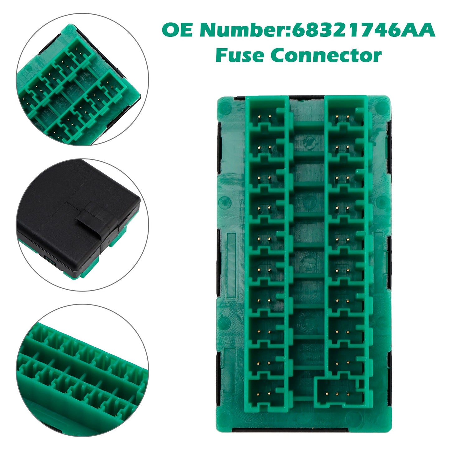 68321746AA Fuse Connector For Jeep Wrangler Gladiator Ram 1500 2500 Chrysler