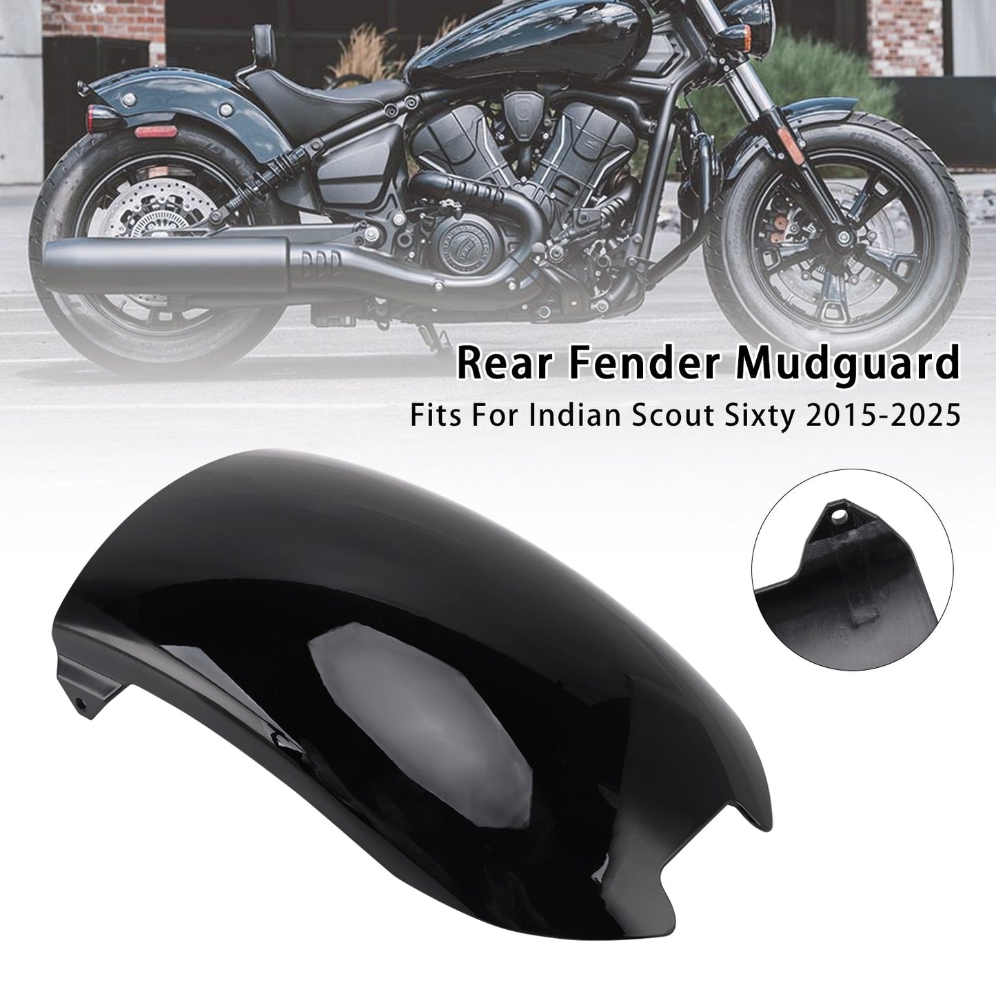Indian Scout Sixty 2015-2025 Rear Fender Mudguard Fairing