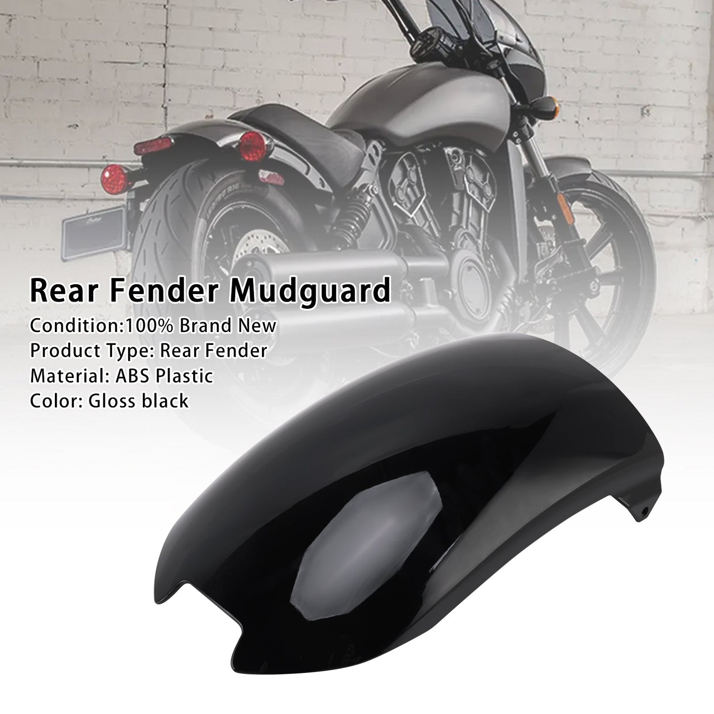Indian Scout Sixty 2015-2025 Rear Fender Mudguard Fairing