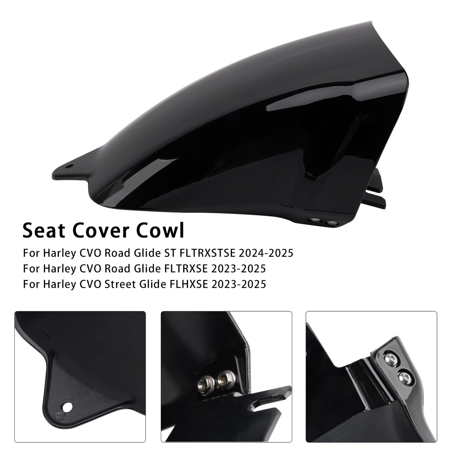 Touring CVO Road Glide FLTRXSE 2023-2025 Passenger Seat Cover Cowl Camel Hump