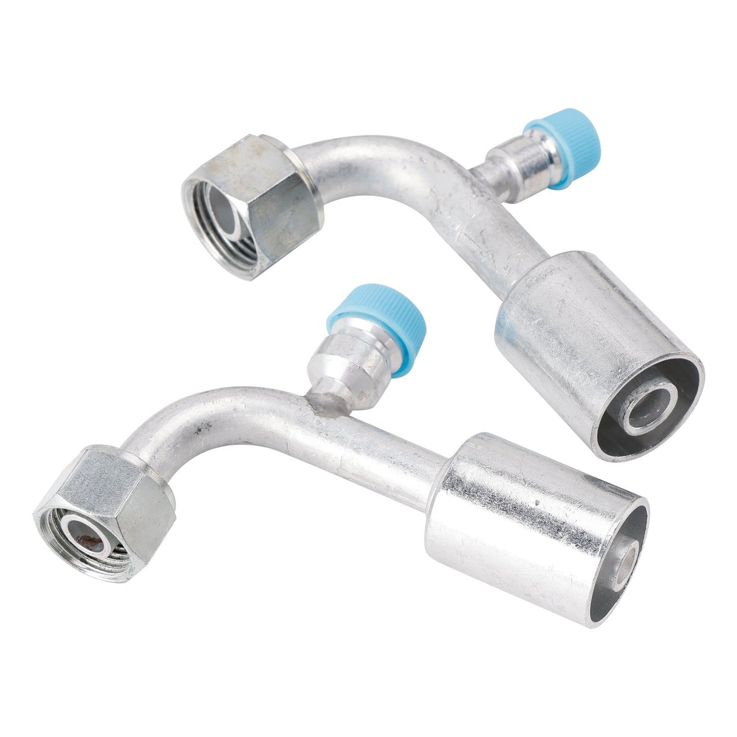 Custom Air Conditioning Lines 42810100 A/C Hose & Fitting Kit  Includes AN6/AN8/AN10 Hoses, Straight & 90Degree Fittings O-Rings, Band Clamps & Grommets