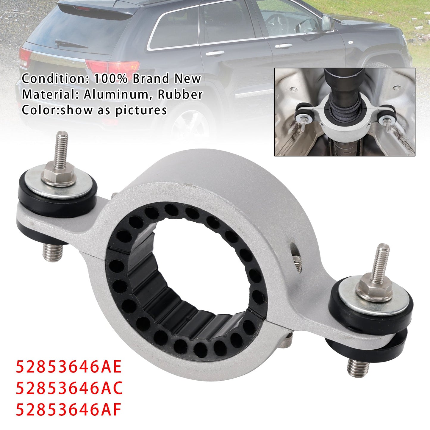 2011-2023 Dodge WD Durango Jeep WK2 Grand Cherokee 52853646AE Driveshaft Center Support Carrier Bearing