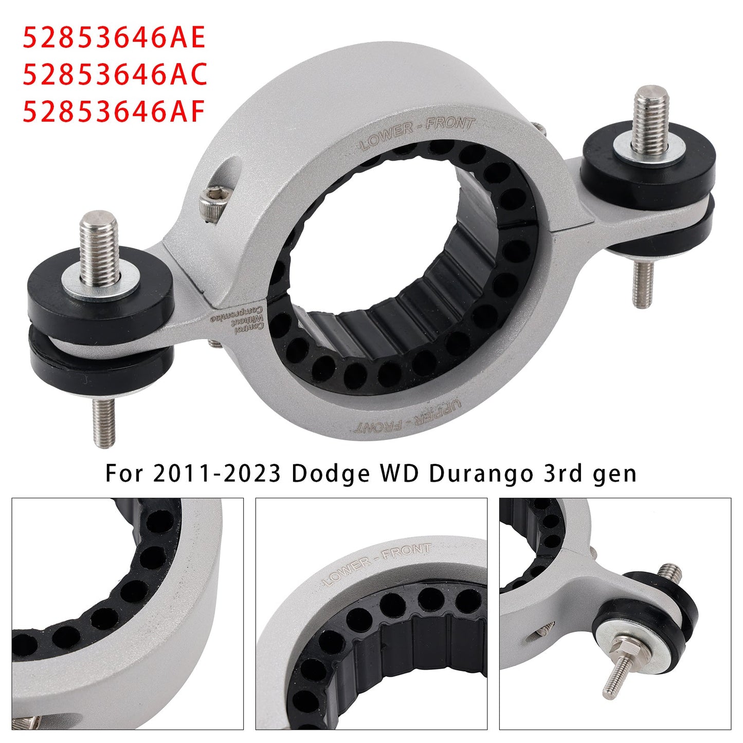 2011-2023 Jeep WK2 Grand Cherokee 4th gen 52853646AE 52853646AC 52853646AF Driveshaft Center Support Carrier Bearing