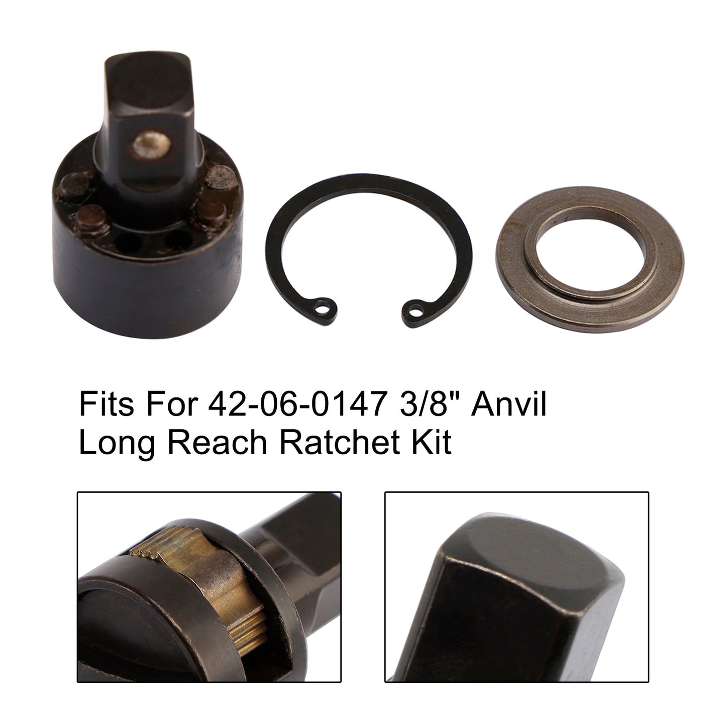3/8" 42-06-0147 Milwaukee Anvil Long Reach Ratchet Kit2567-20 2569-20