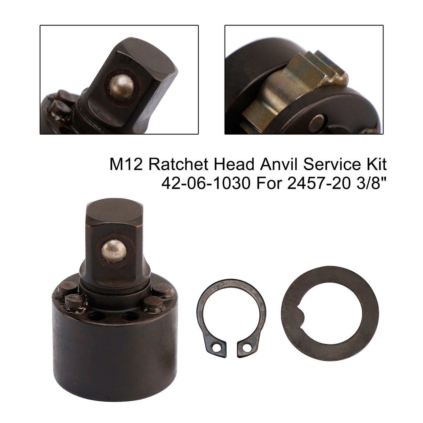 42-06-1030 3/8" 2457-20 M12 Ratchet Head Anvil Service Kit Milwaukee