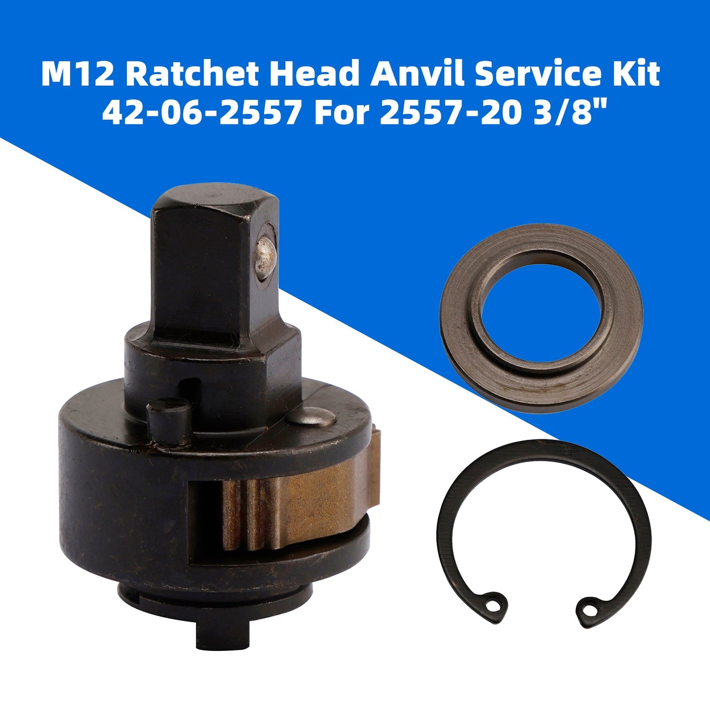 42-06-2557 3/8" 2557-20 M12 Ratchet Head Anvil Service Kit Milwaukee