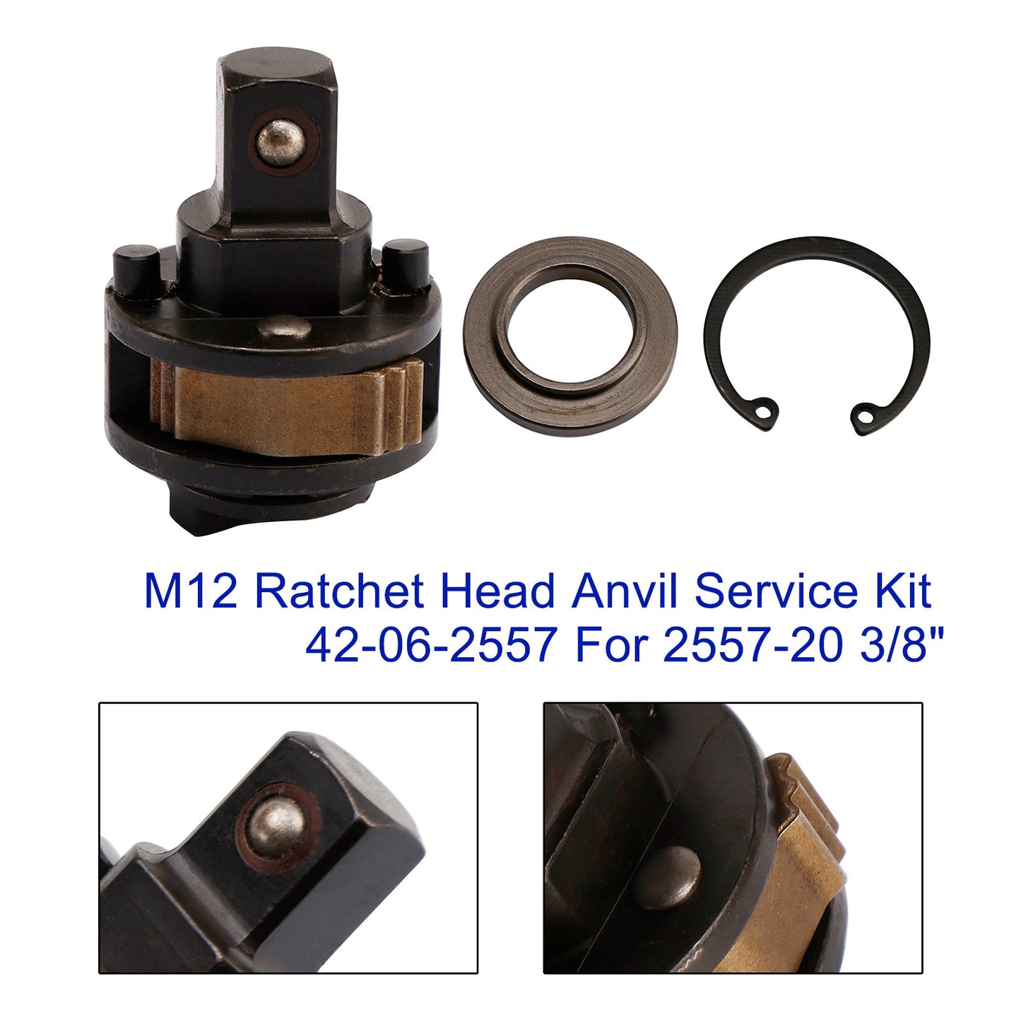 42-06-2557 3/8" 2557-20 M12 Ratchet Head Anvil Service Kit Milwaukee