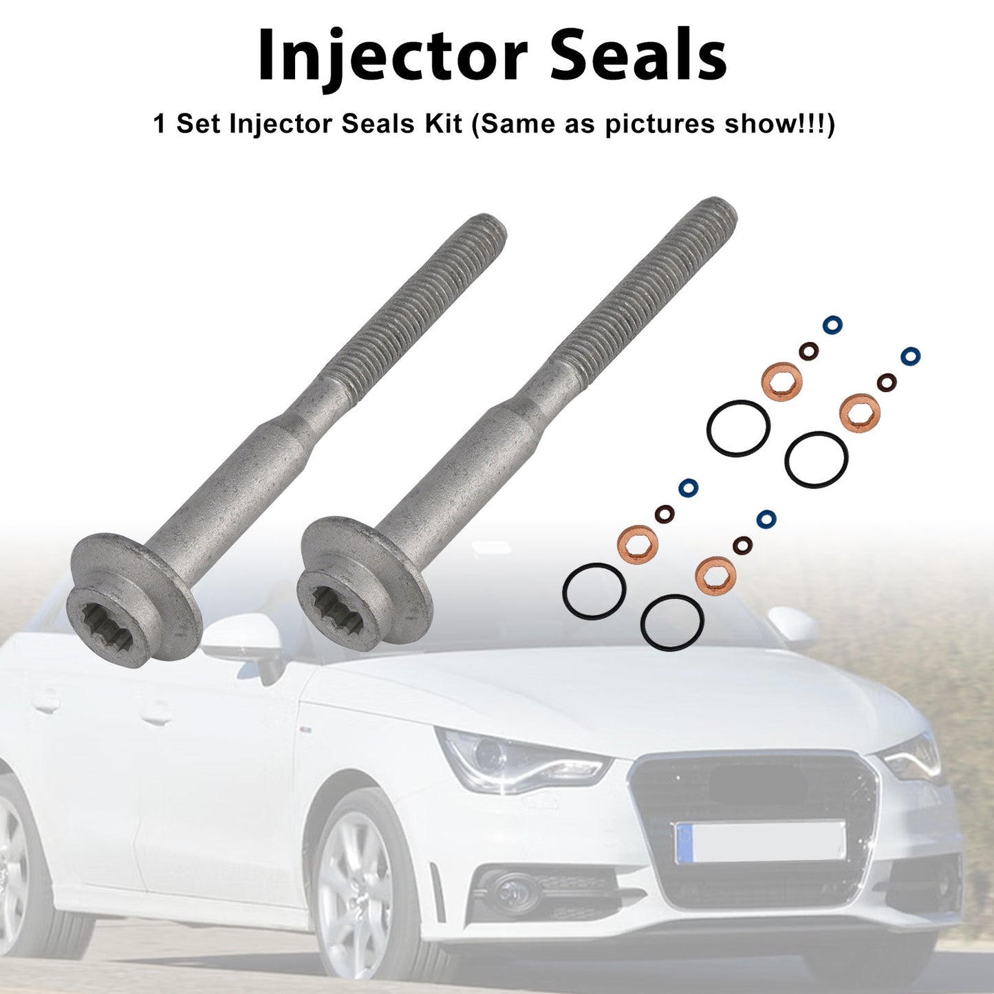 56675020 5WS40539 Fuel Injector Ring Washer Seal Bolt 03L130277B Fit VW Caddy 1.6TDI A2C59513554
