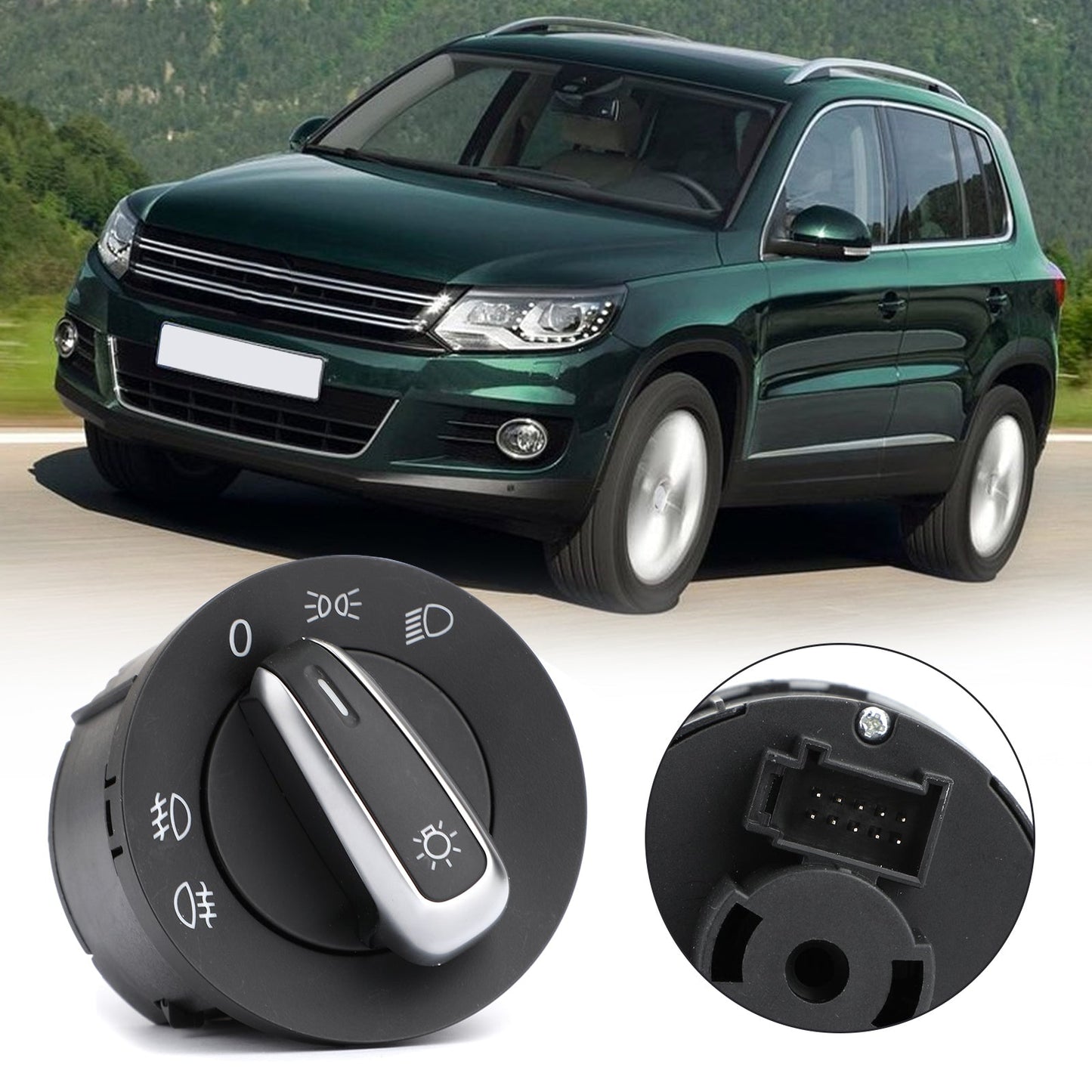 2008-2012 VW Golf MK6 3C8941431C Headlight & Both Fog Light Switch