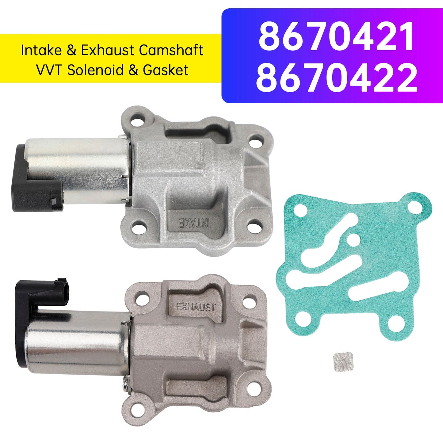 1997-2007 Volvo XC70 Cross Country- 8670422 Intake & Exhaust Camshaft VVT Solenoid & Gasket