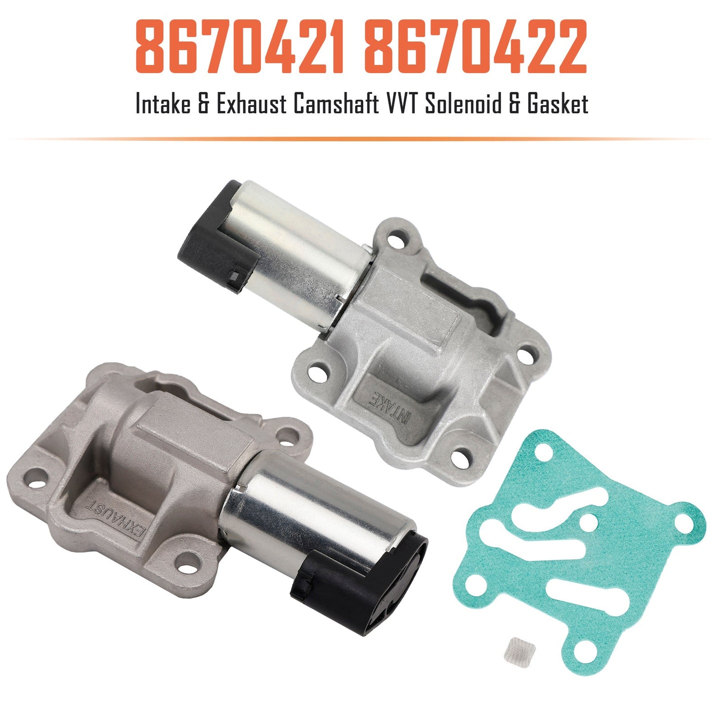 Volvo C70 V70 XC70 S80 8670422 Intake & Exhaust Camshaft VVT Solenoid & Gasket
