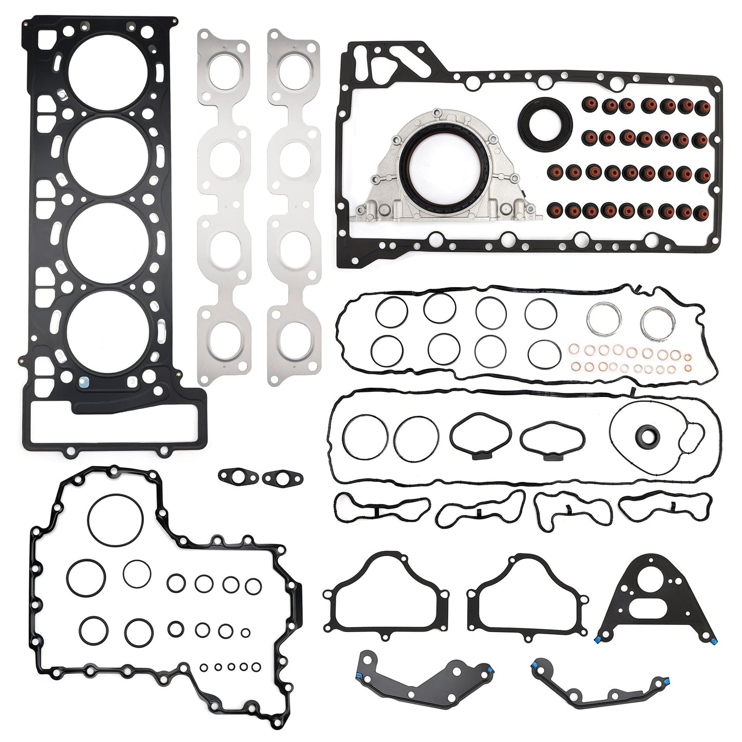2014-2019 F86 / S63R  BMW X6 M 11127614700 11127614701 Engine Overhaul Rebuild Seals Gaskets Kit F85 F86 4.4T V8 S63R