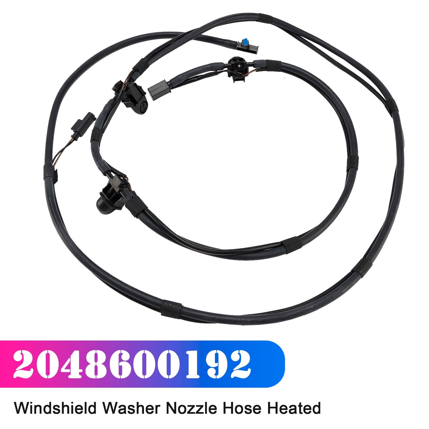 2008- Mercedes-Benz C-Class W204 2048600192 Windshield Washer Nozzle Hose Heated