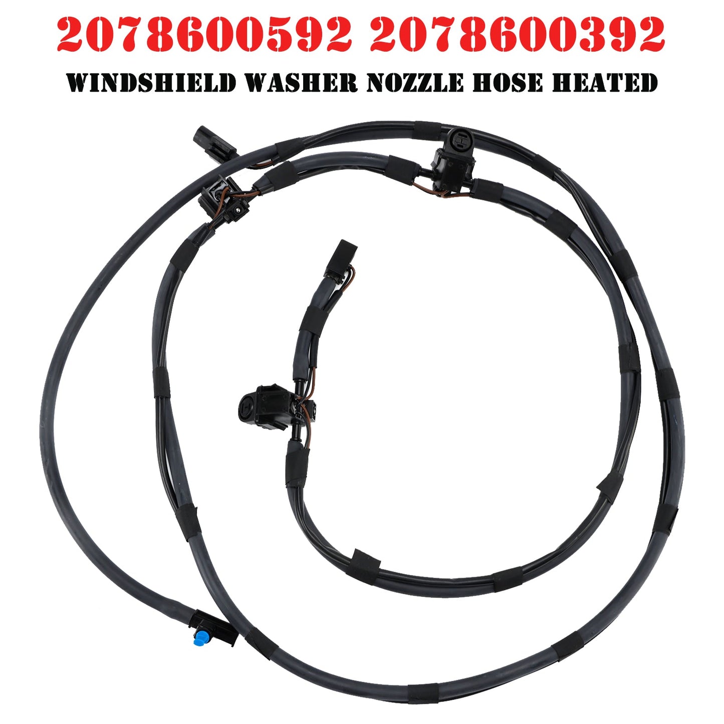 2078600592 Mercedes-Benz E-Class Windshield Washer Nozzle Hose Heated