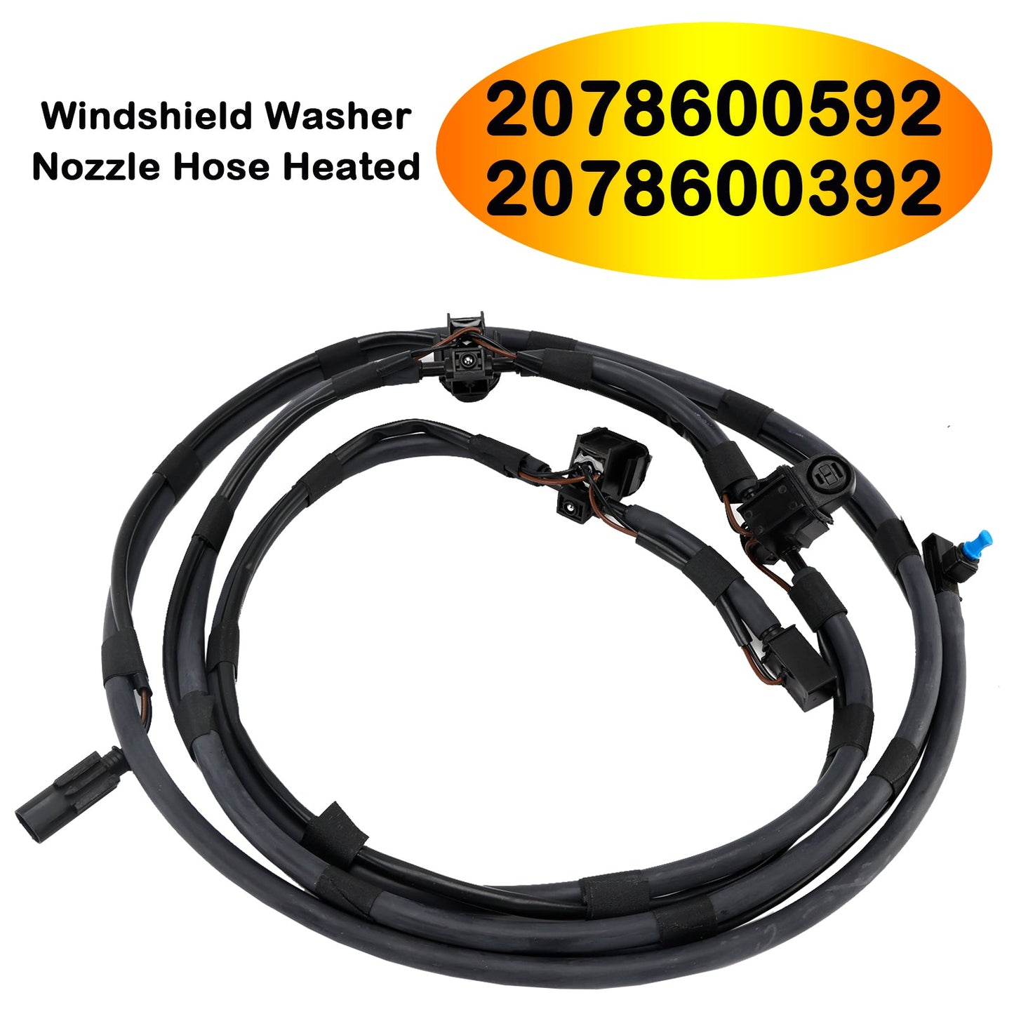 2078600592 Mercedes-Benz E-Class Windshield Washer Nozzle Hose Heated
