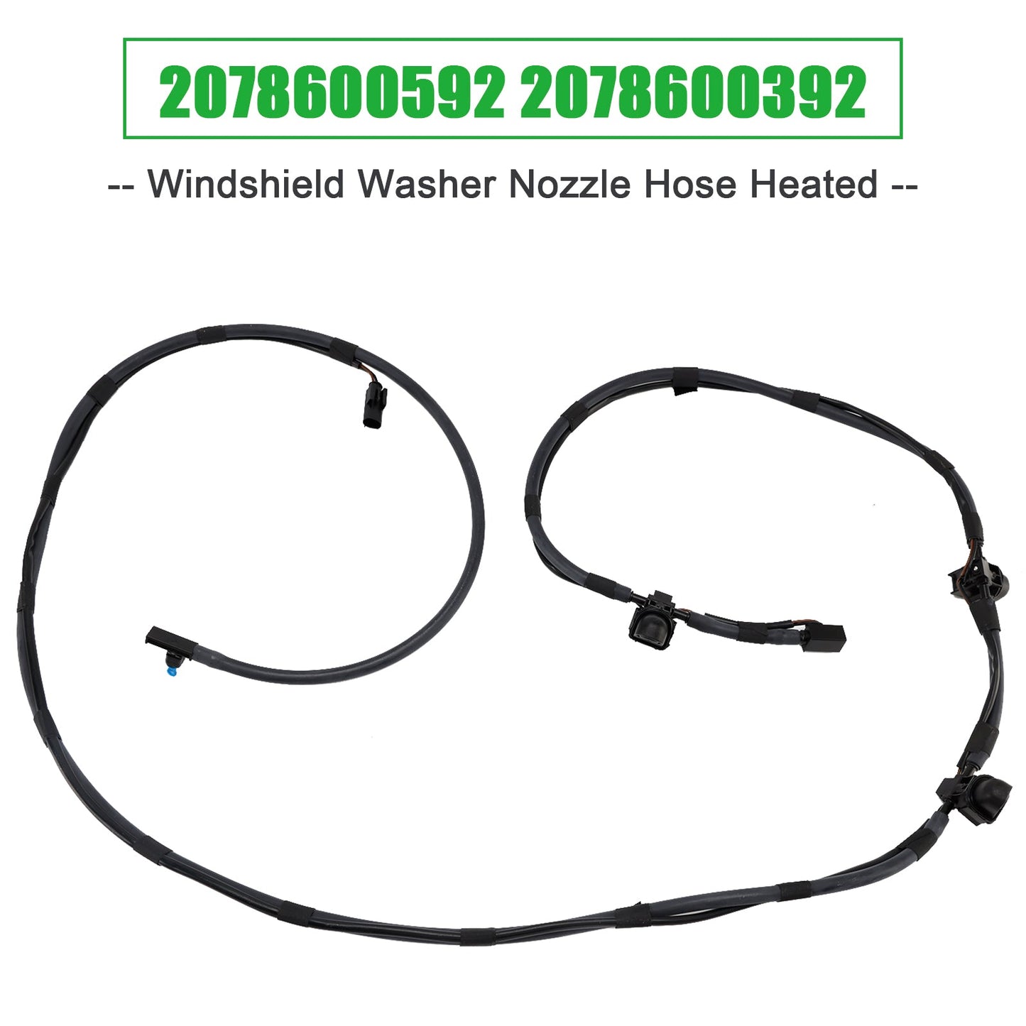 2078600592 Mercedes-Benz E-Class Windshield Washer Nozzle Hose Heated
