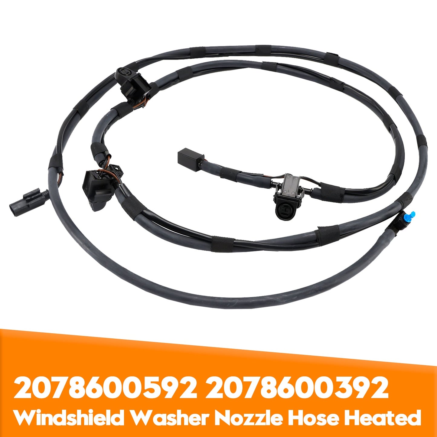 2078600592 Mercedes-Benz E-Class Windshield Washer Nozzle Hose Heated