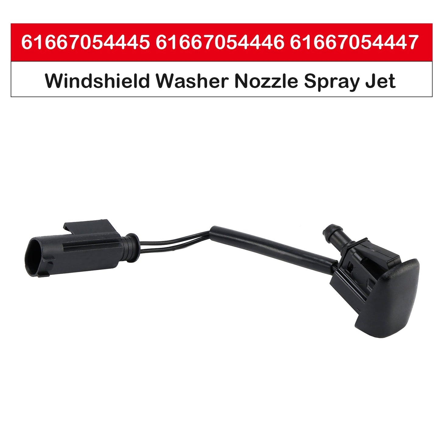 61667054445 BMW E63 E64 645Ci 650i Windshield Washer Nozzle Spray Jet