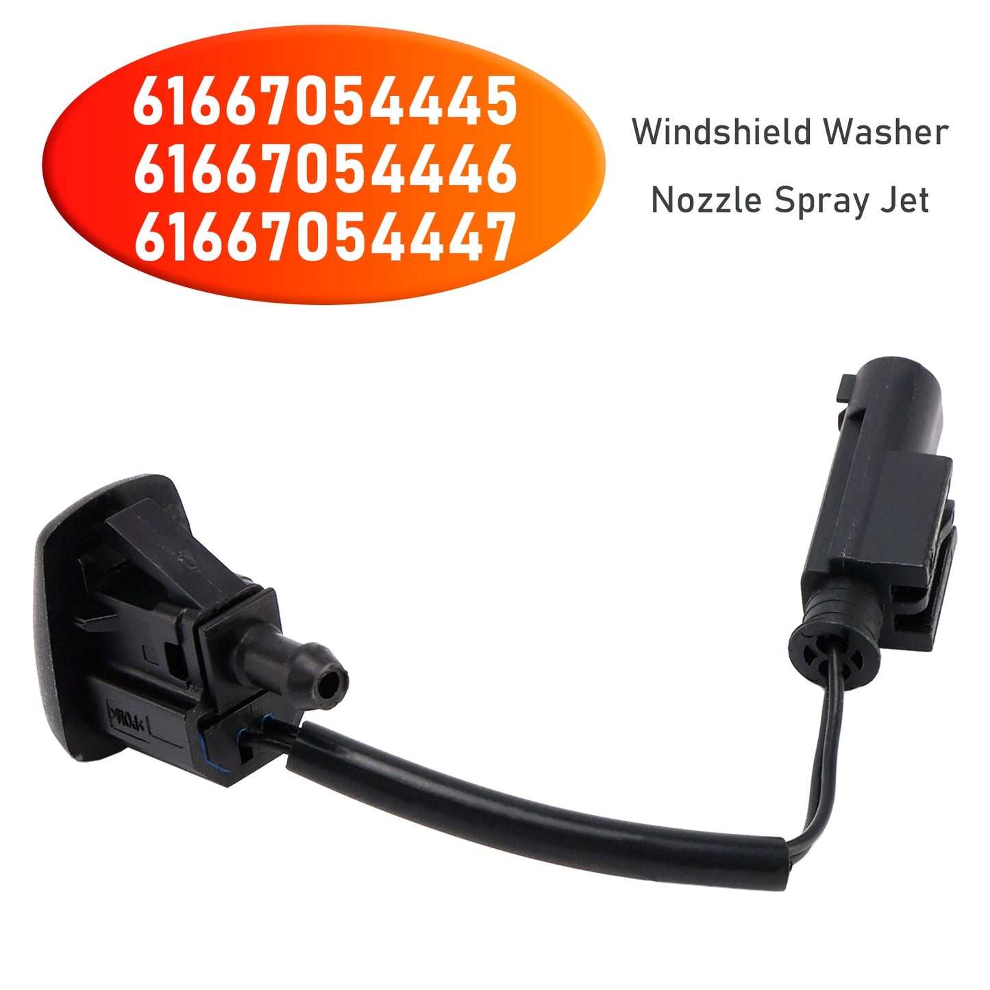 BMW E63 E64 645Ci 650i 61667054445 Windshield Washer Nozzle Spray Jet