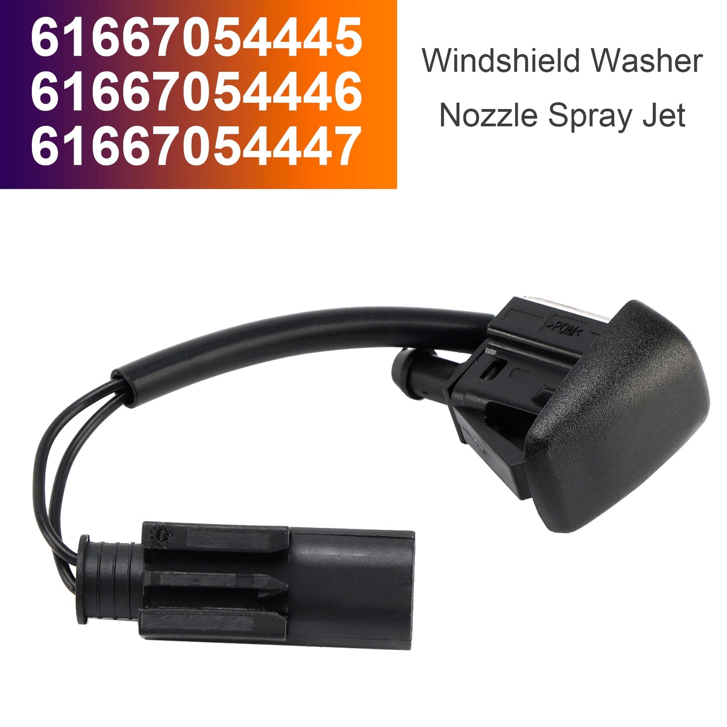 61667054445 BMW E63 E64 645Ci 650i Windshield Washer Nozzle Spray Jet