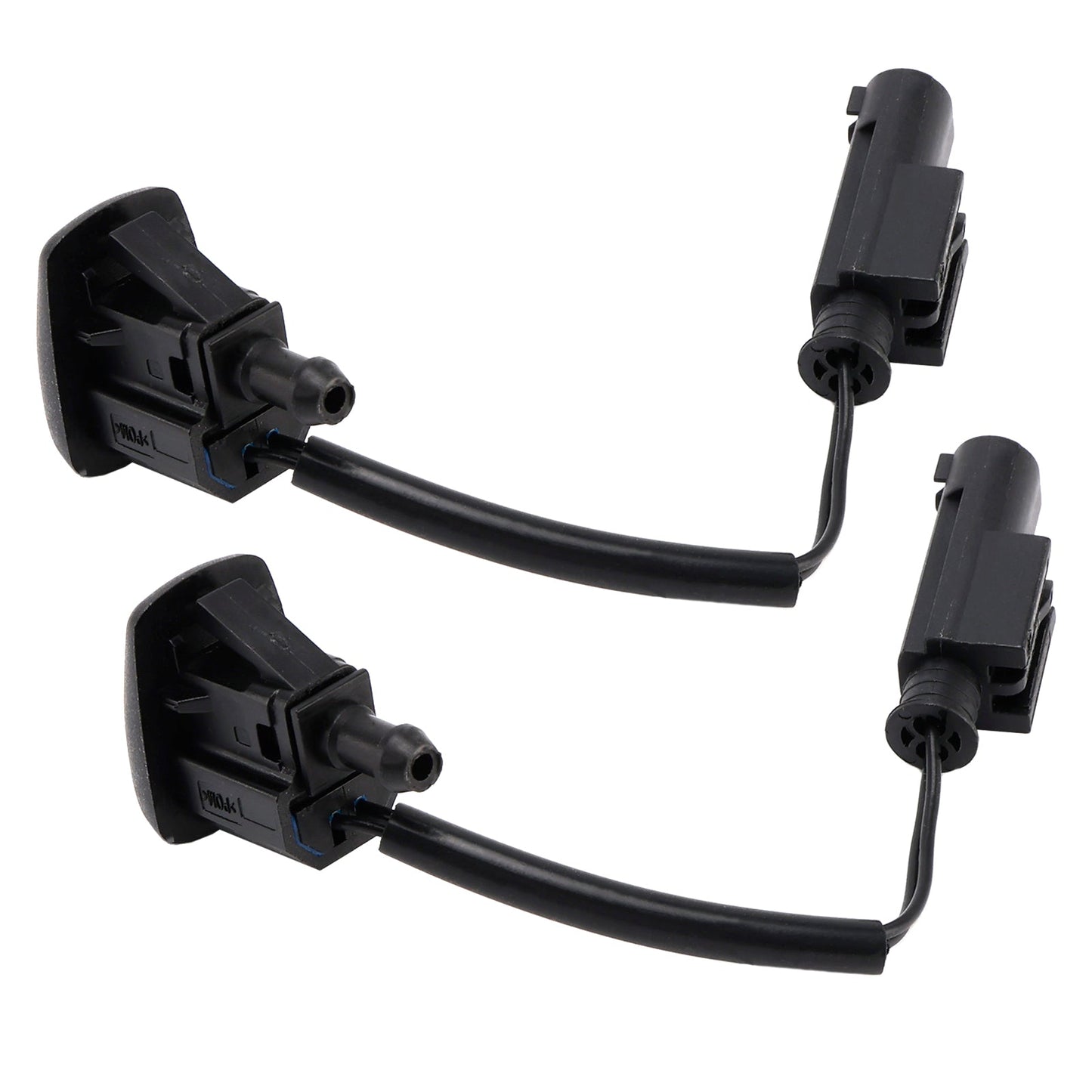 61667054445 BMW E63 E64 645Ci 650i 2pcs Windshield Washer Nozzles Spray Jet