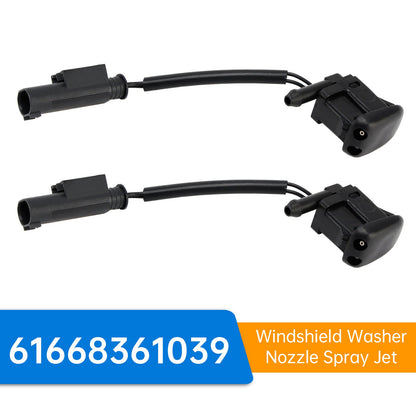 1996-2003 BMW 5 E39 525i 528i 530i 540i M5 61668361039 2pcs Windshield Washer Nozzles Spray Jet