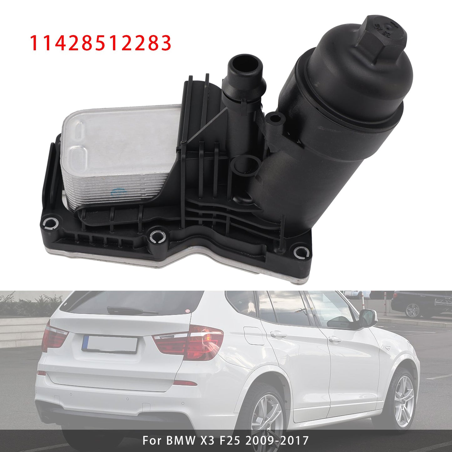 2013-2016 BMW 4 F33 11428512283 Oil Cooler Oil Filter Housing& Gaskets