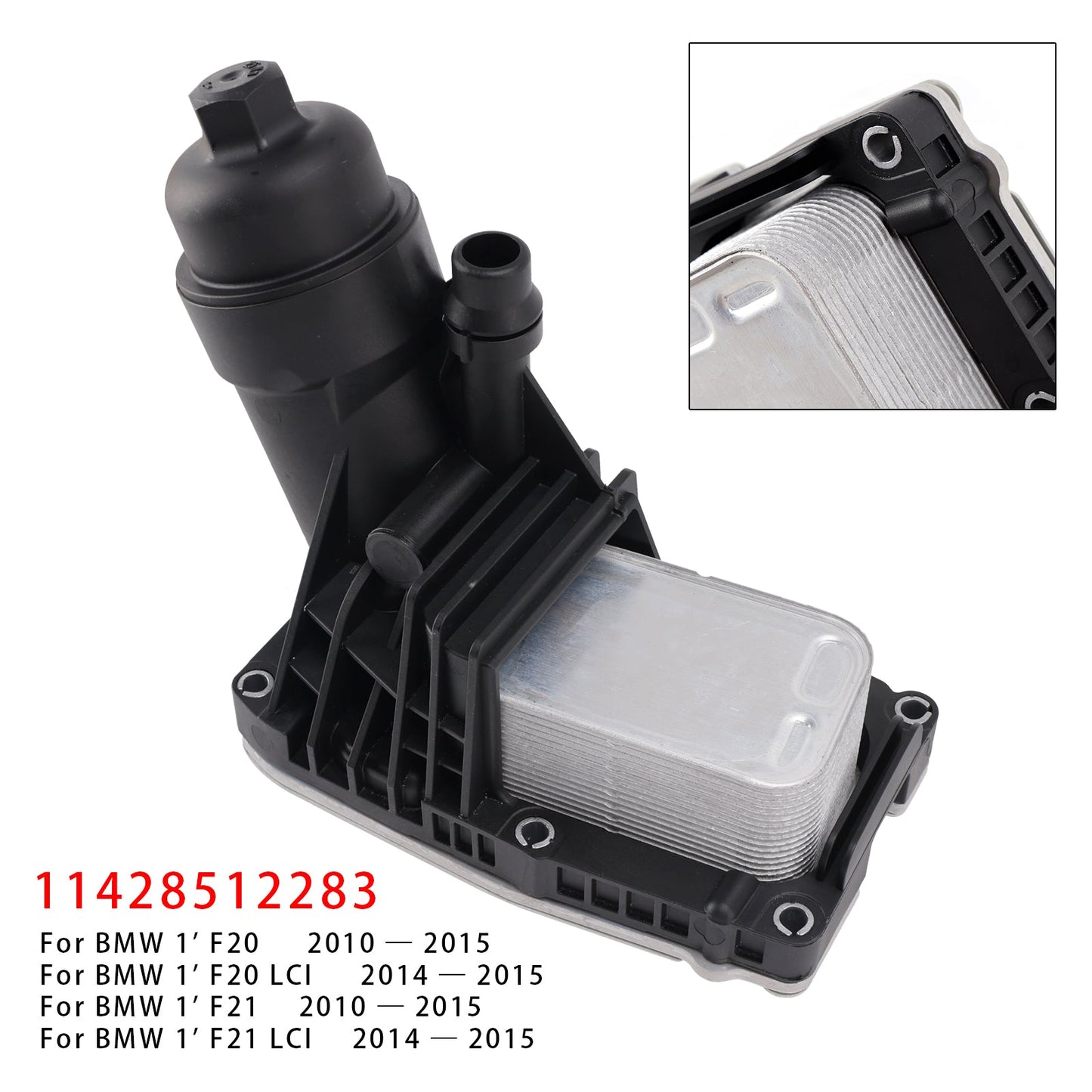 2009-2017 BMW X3 F25 11428512283 Oil Cooler Oil Filter Housing & Gaskets