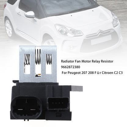 Peugeot 207 9662872380 Radiator Fan Motor Relay Resistor