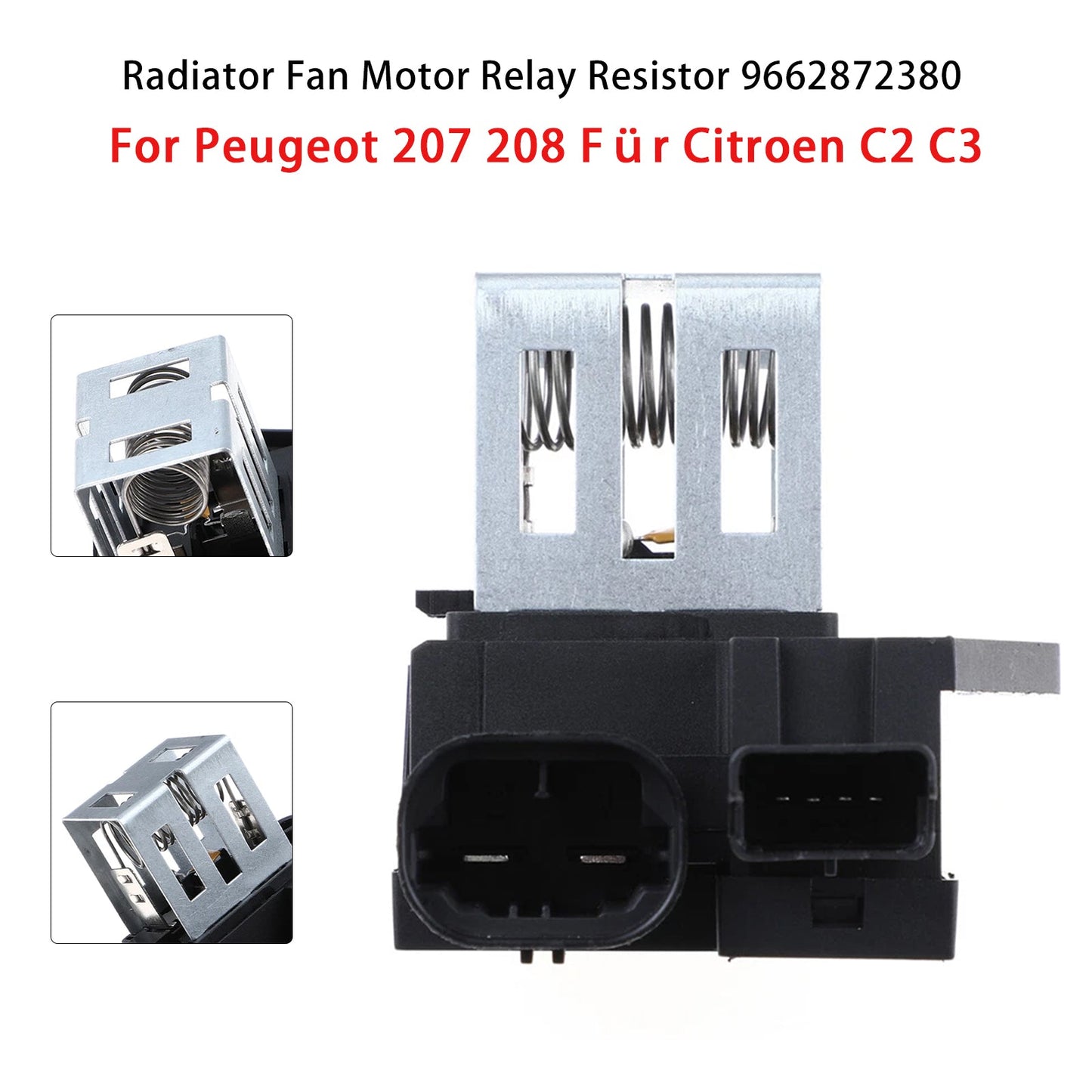Citroen DS3 9662872380 Radiator Fan Motor Relay Resistor