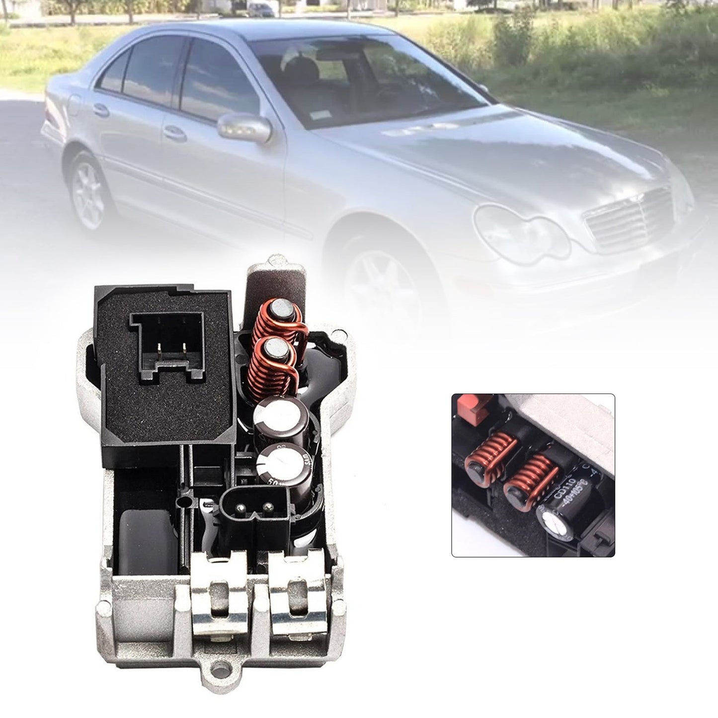 2005-2006 MERCEDES-BENZ CL65 AMG 2208210951 HVAC Heater Blower Motor Resistor