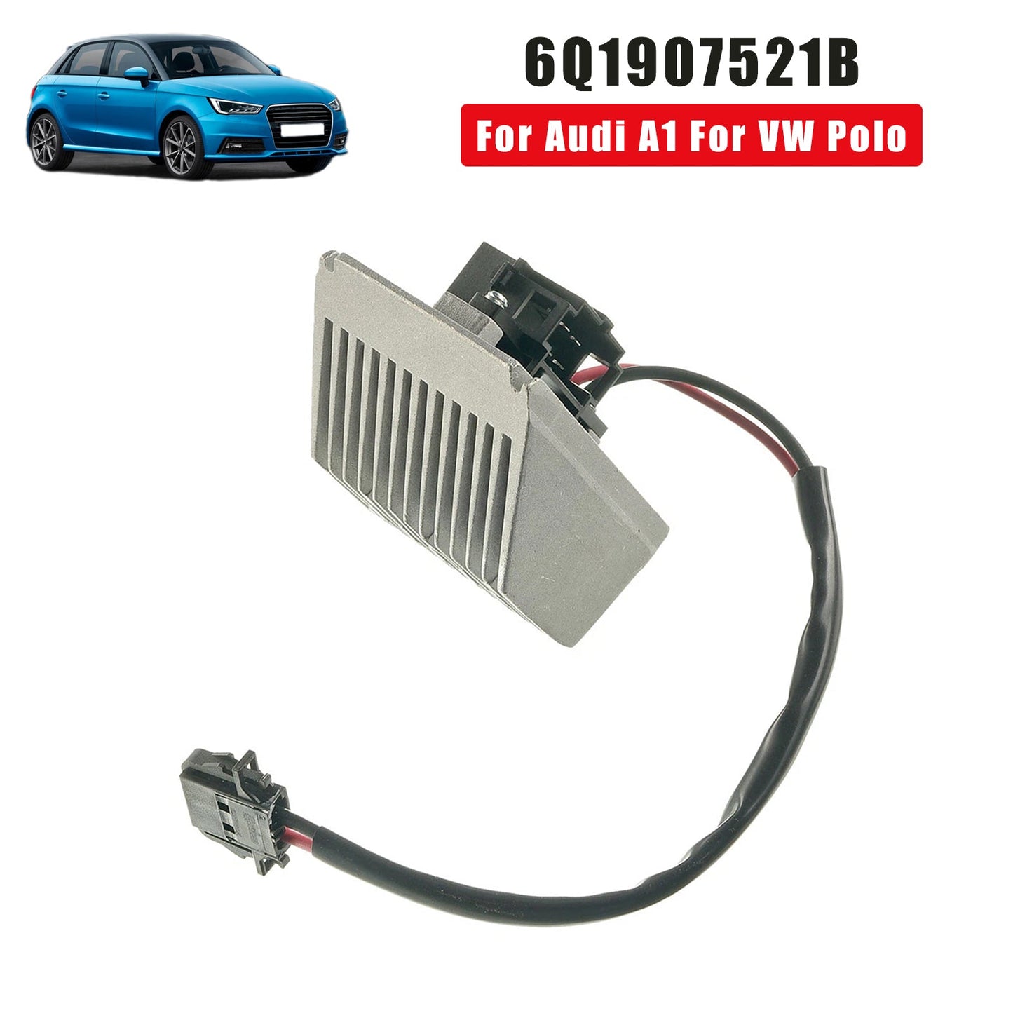 2012-2019 Skoda Rapid Spaceback 6Q1907521B HVAC Heater Blower Regulator Resistor