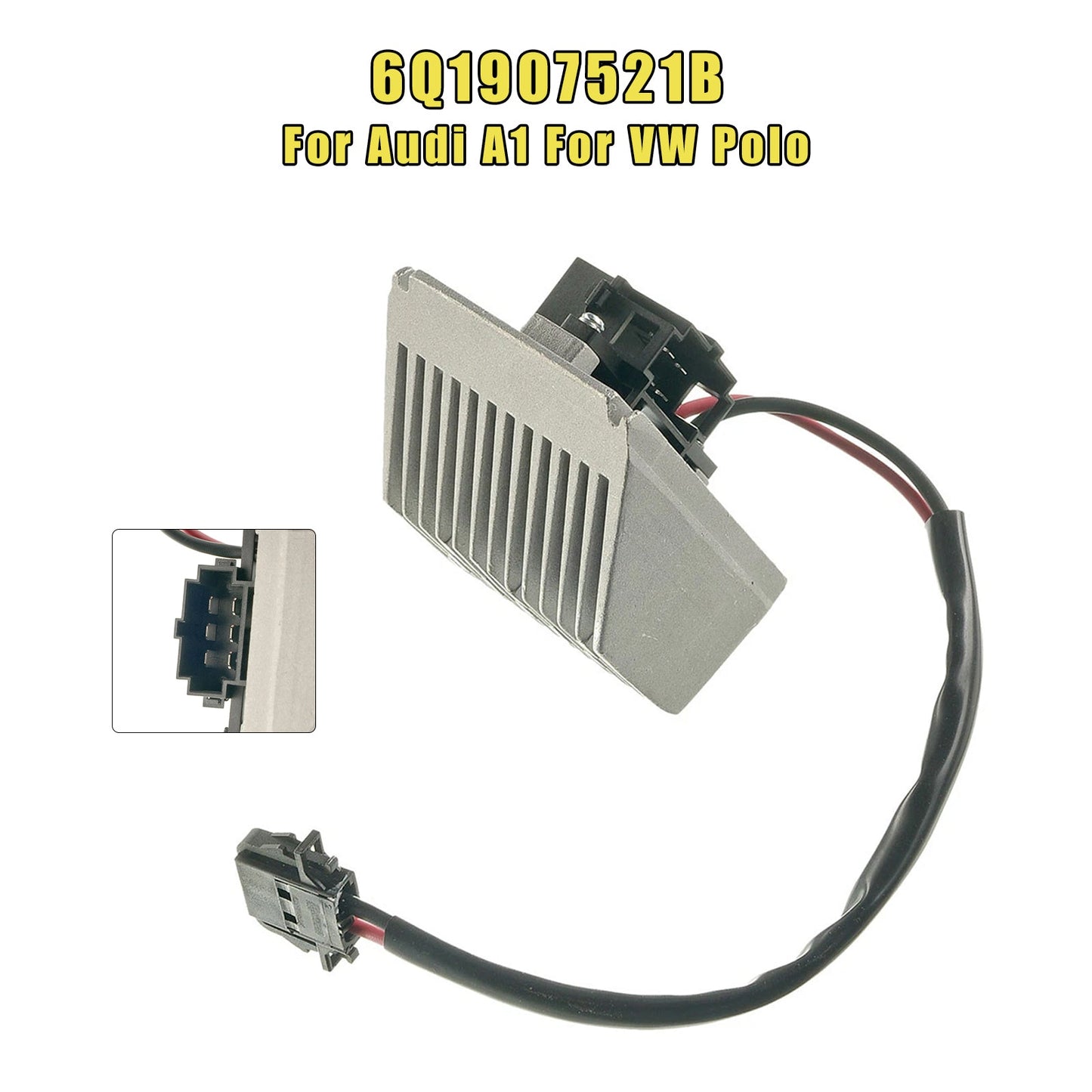 2012-2019 Skoda Rapid Spaceback 6Q1907521B HVAC Heater Blower Regulator Resistor