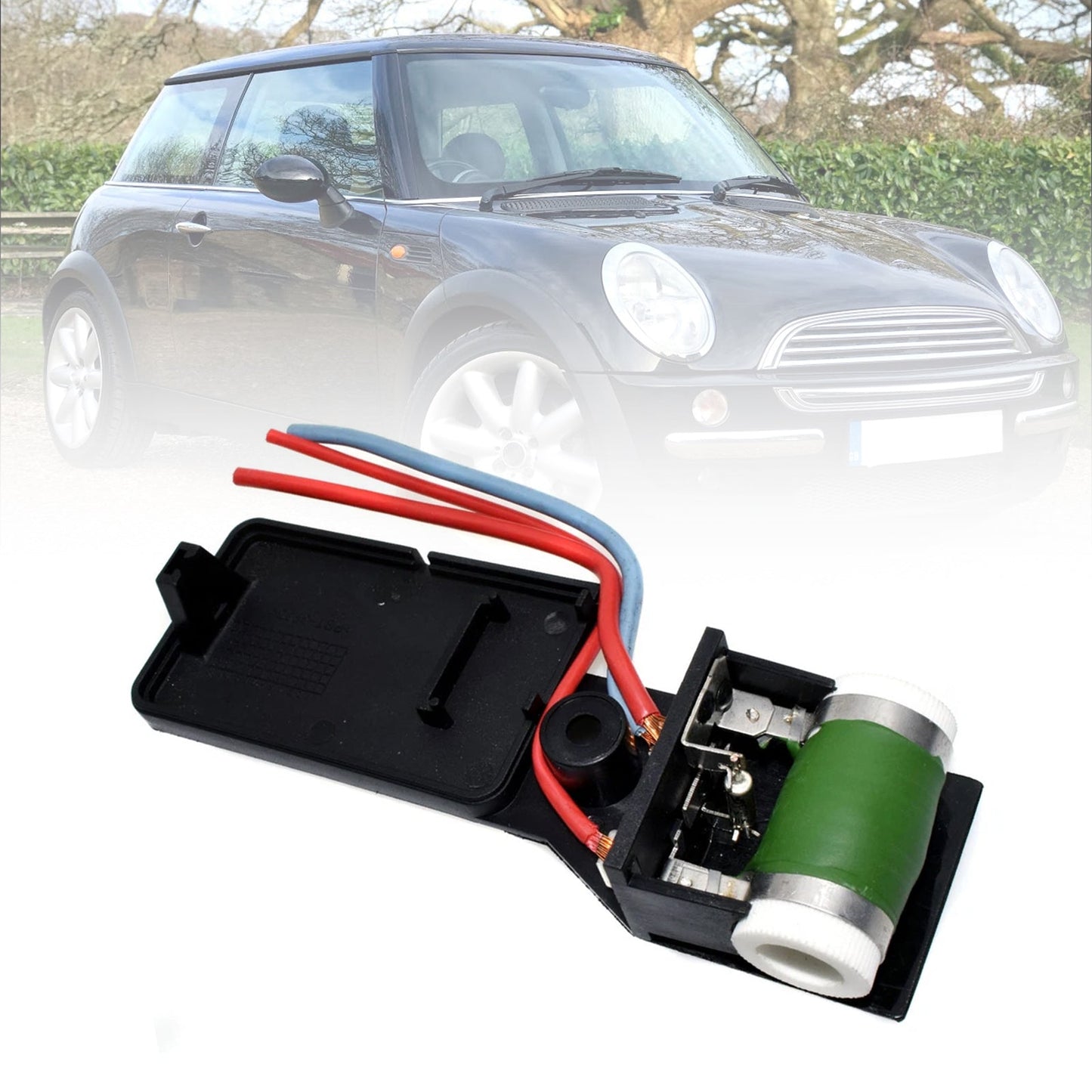 2007-2008 Mini Cooper R52 17117541092R HVAC Heater Blower Regulator Resistor