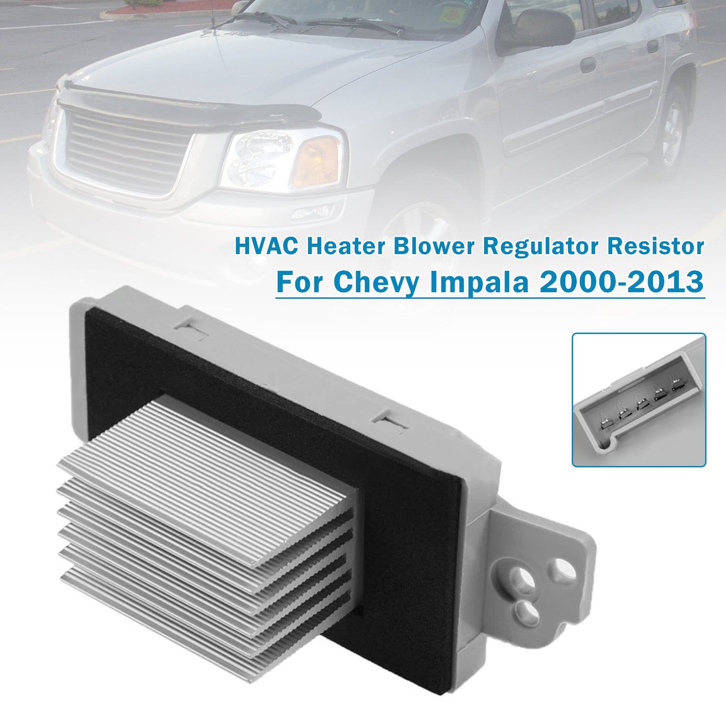 2003-2004 GMC Sierra 2500 HD 1581773 HVAC Heater Blower Regulator Resistor