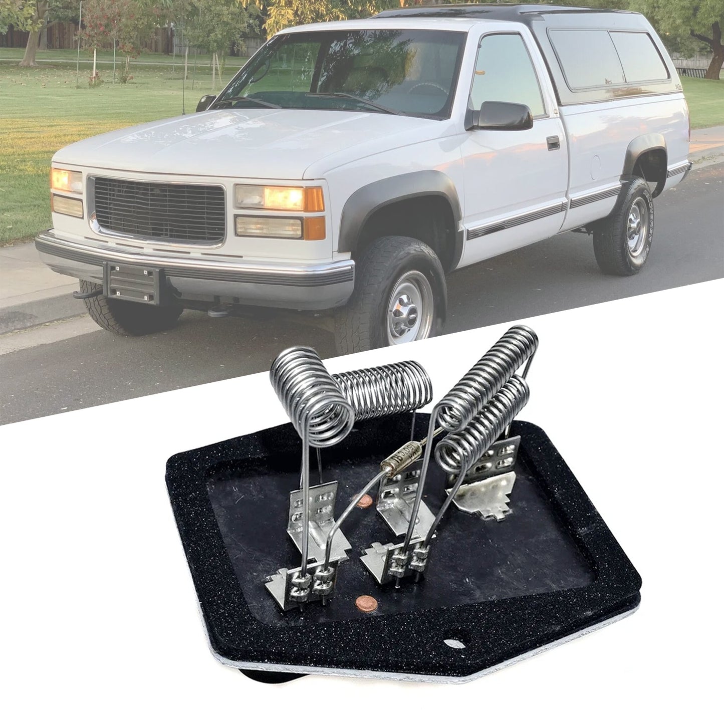 1995-1999 Chevrolet K1500 15039098 HVAC Heater Blower Regulator Resistor