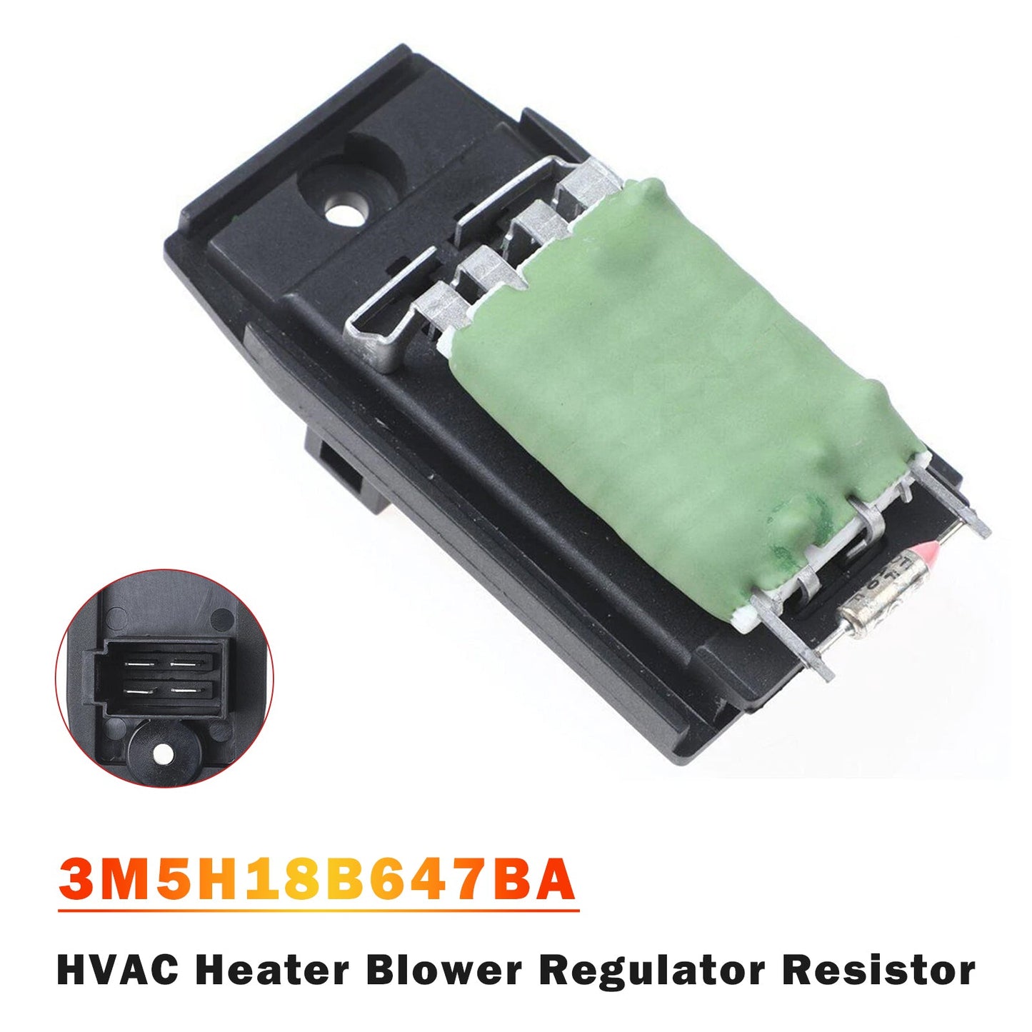 1999-2004 Focus Estate DNW 3M5H18B647BA HVAC Heater Blower Regulator Resistor