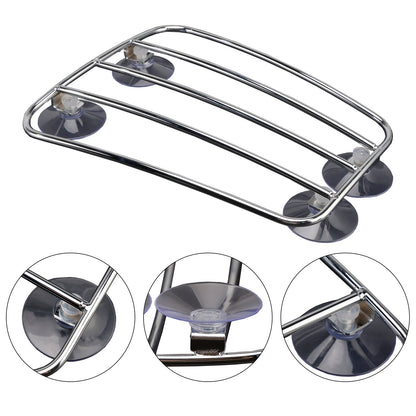 2017-Bonneville T100 Tank Rack Polished Carrier w/Suction Cups