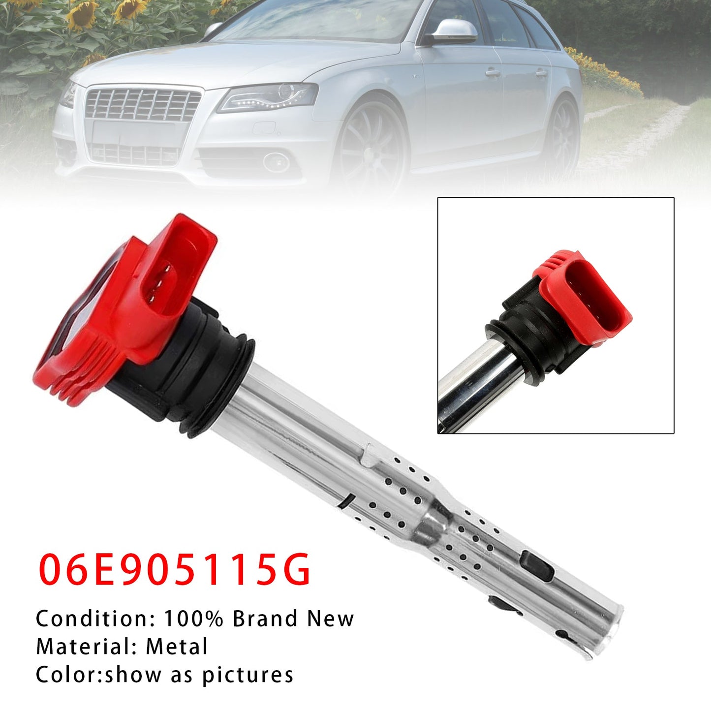 2005-2012 Audi A4 (B7 B8) 3.2L V6 AUK BKH CALA 06E905115G Ignition Coil