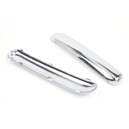 2001.06 - 2004 Mini Copper One Cabrio R50 51116800143 Pair Front Bumper Chrome Trim Set