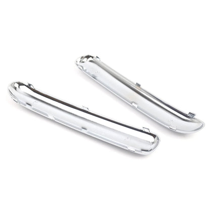 2001.06 - 2004 Mini Copper One Cabrio R50 51116800143 Pair Front Bumper Chrome Trim Set