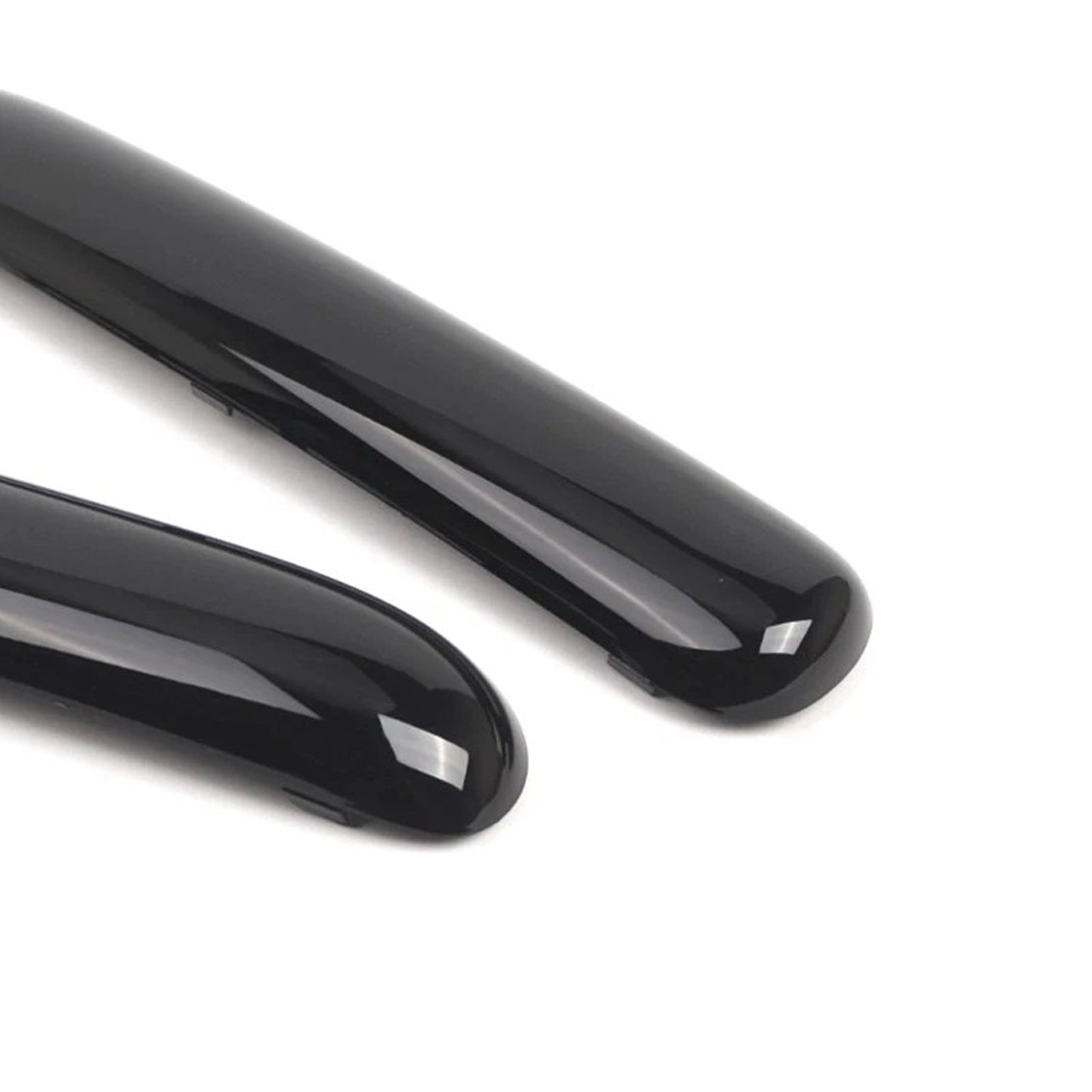 Mini One Cooper R50/R52/R53 2001-2004 Glossy Black 51116800143 Pair Front Bumper Trim Set