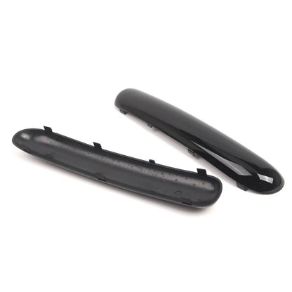 Mini Copper One Cabrio R50 2001.06 - 2004 Glossy Black 51116800143 Pair Front Bumper Trim Set