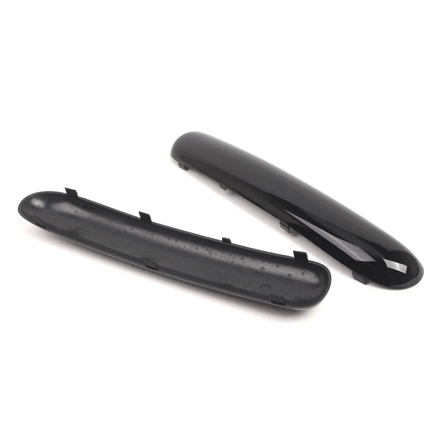 Mini One Cooper R50/R52/R53 2001-2004 Glossy Black 51116800143 Pair Front Bumper Trim Set