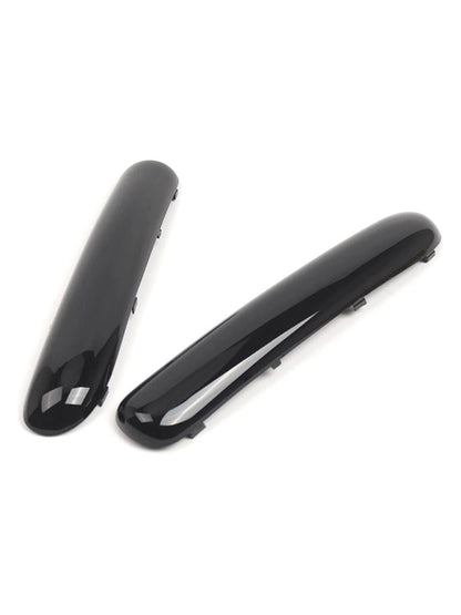 Mini One Cooper R50/R52/R53 2001-2004 Glossy Black 51116800143 Pair Front Bumper Trim Set