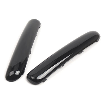 Mini Copper One Cabrio R50 2001.06 - 2004 Glossy Black 51116800143 Pair Front Bumper Trim Set