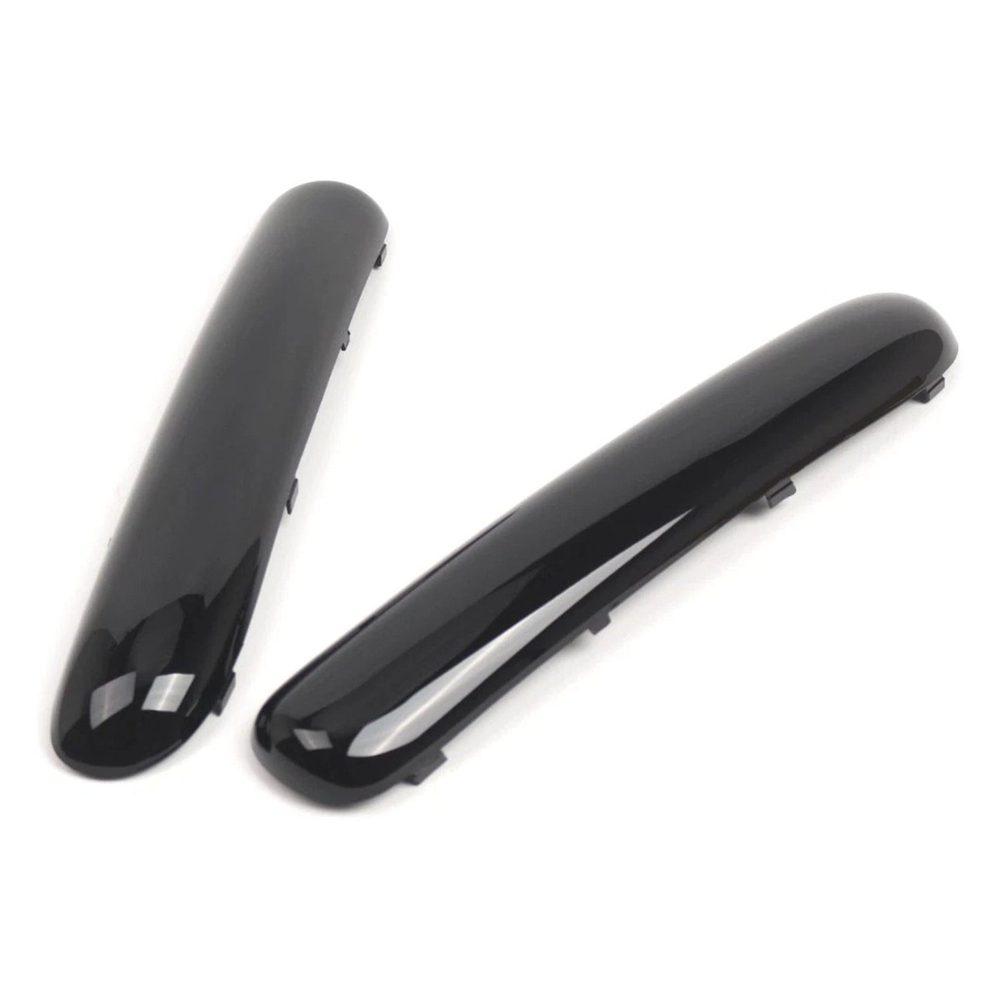 Mini One Cooper R50/R52/R53 2001-2004 Glossy Black 51116800143 Pair Front Bumper Trim Set
